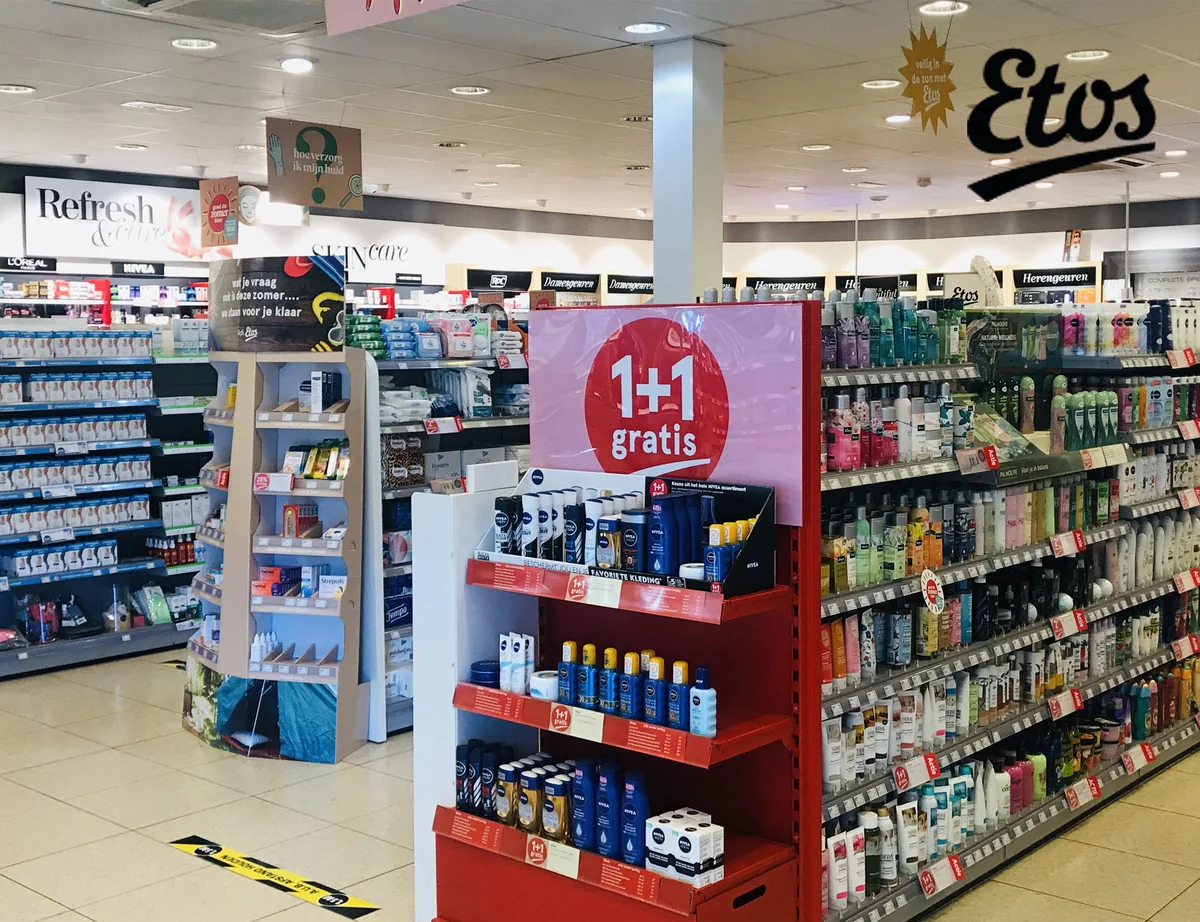 Etos in Winkelcentrum Heusdenhout