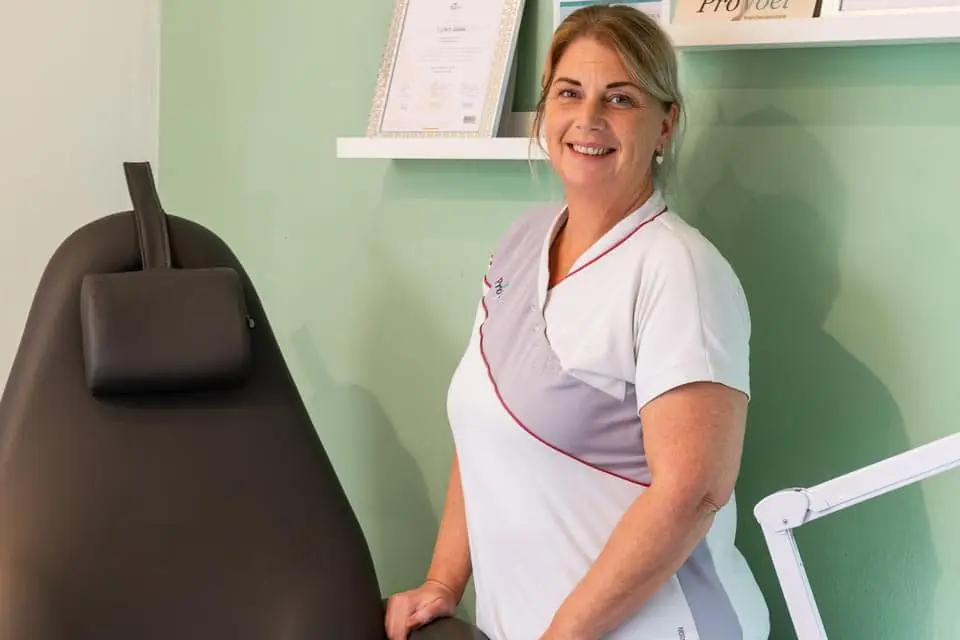 Cindy van Feet & More in haar behandelruimte